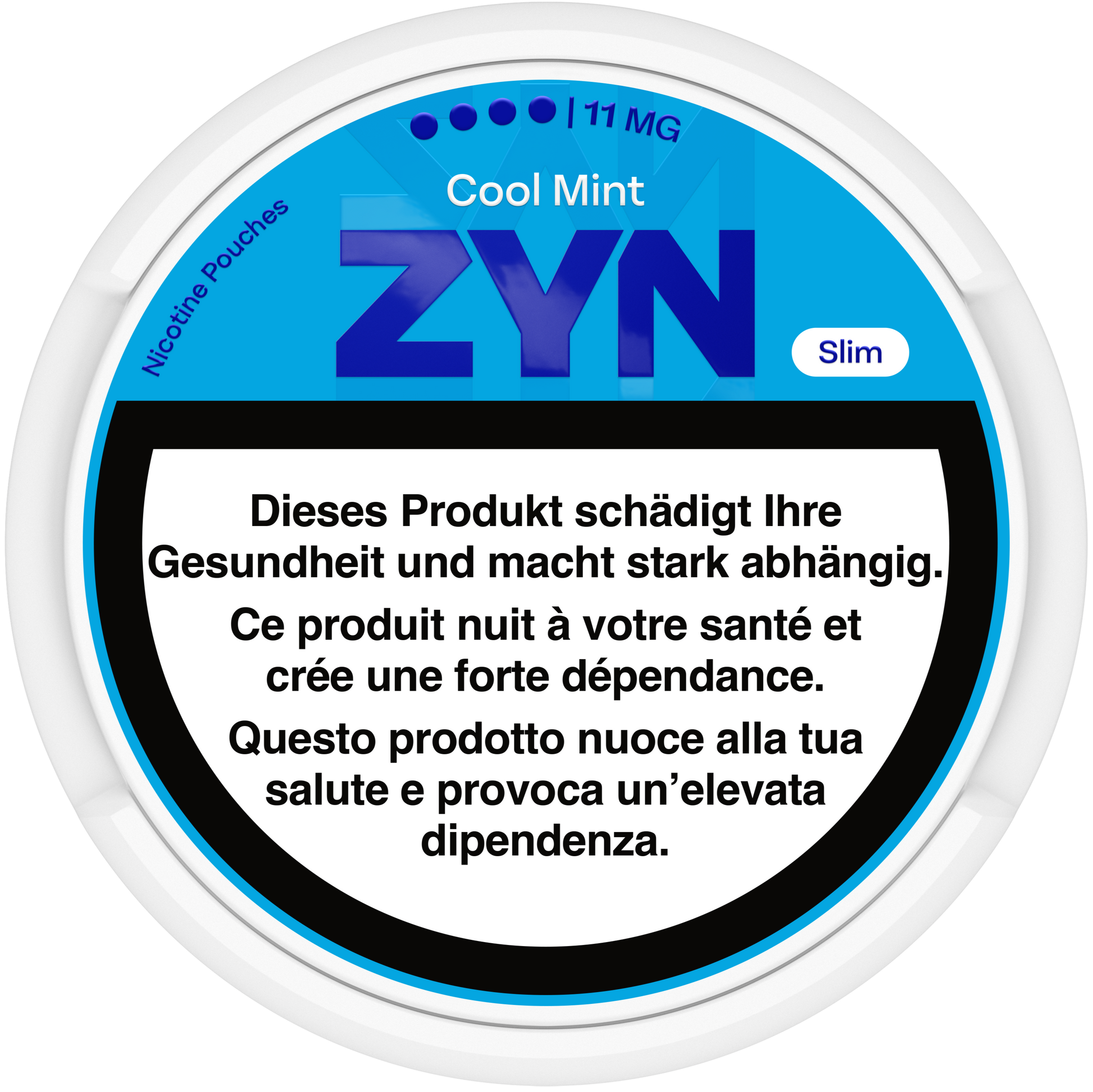 Zyn Cool Mint Slim X-Strong 11mg Nicotine Pouches & Snus