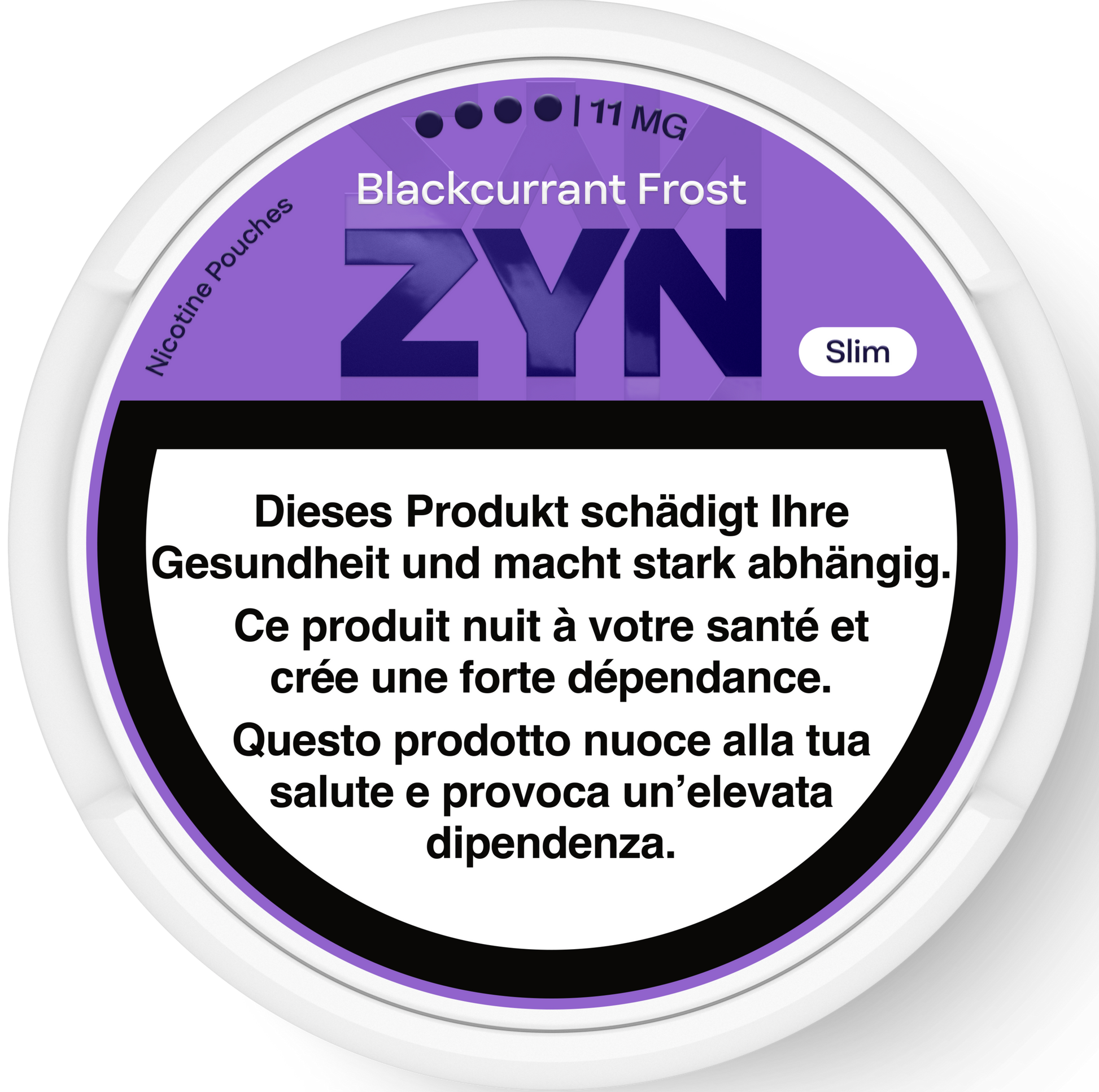 Zyn Icy Blackcurrant Slim X-Strong 11mg Nicotine Pouches & Snus