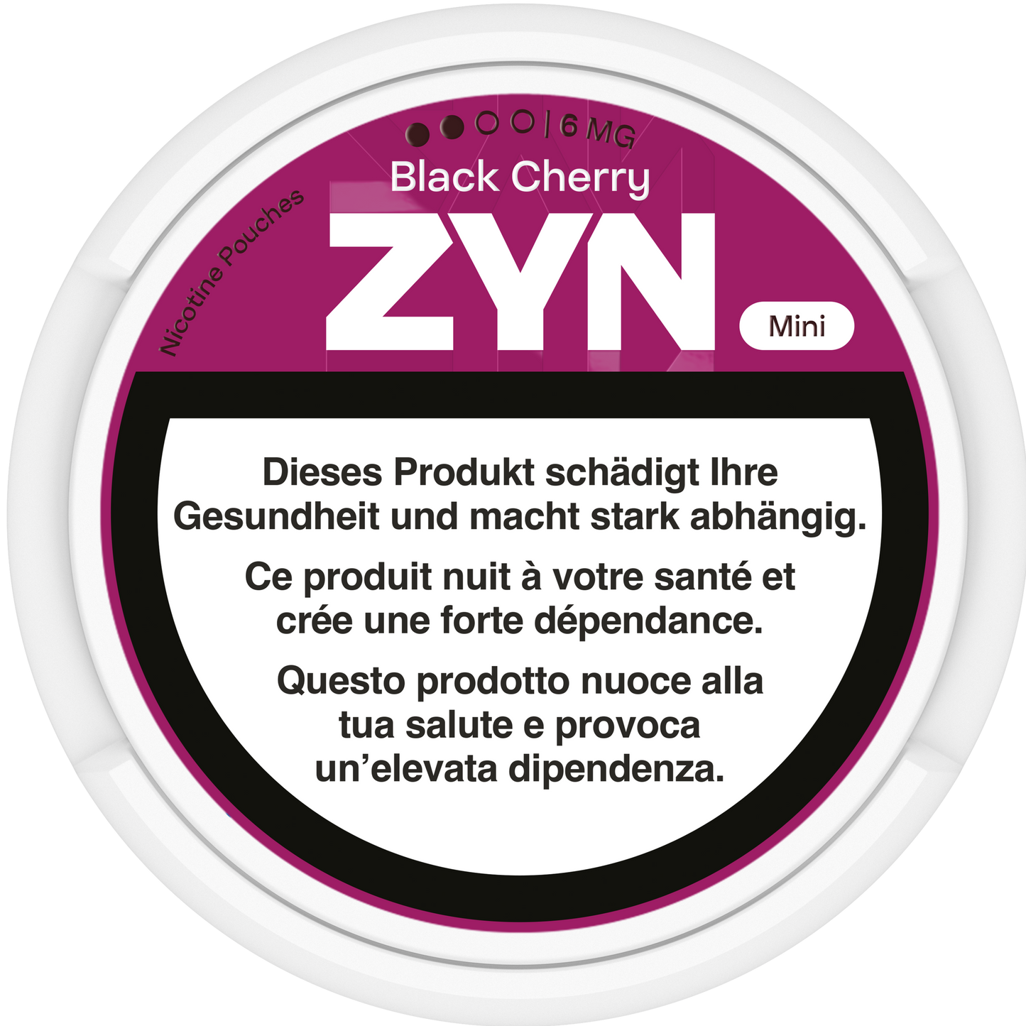 Zyn Mini Black Cherry Strong 6mg Nicotine Pouches & Snus