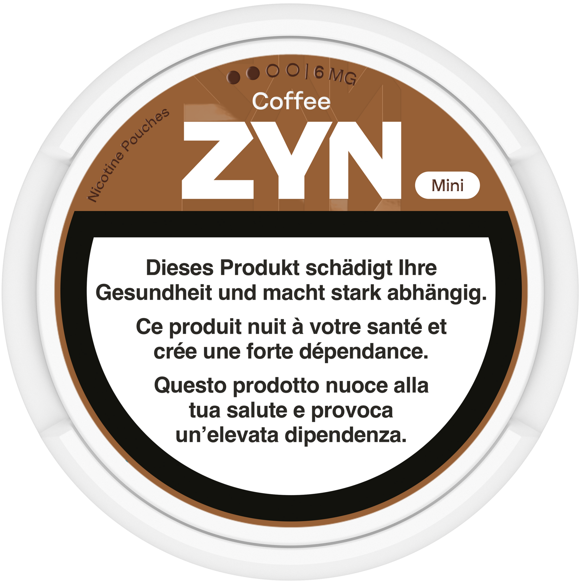 Zyn Mini Coffee Strong 6mg Nicotine Pouches & Snus