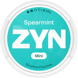Zyn Mini Spearmint Strong 6mg Nicotine Pouches & Snus