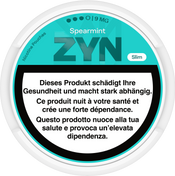 Zyn Spearmint Slim Strong 9mg Nicotine Pouches & Snus