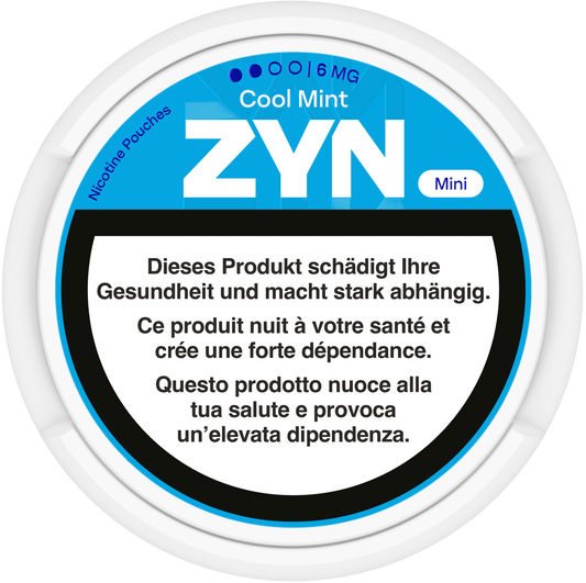 Zyn Mini Cool Mint Strong 6mg Nicotine Pouches & Snus