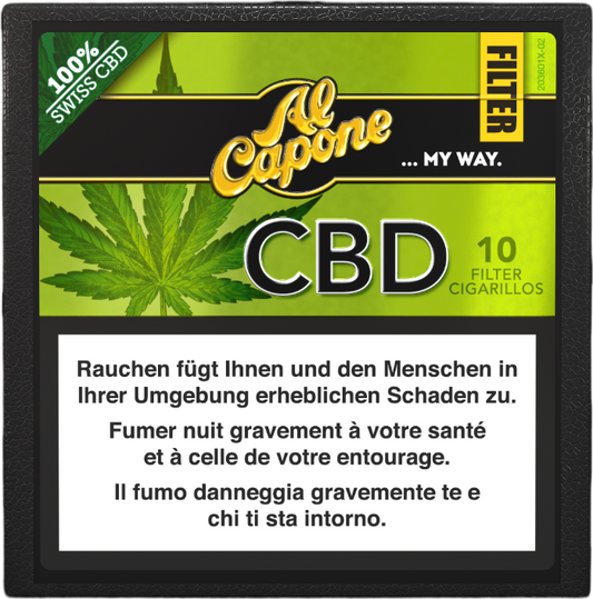 Al Capone CBD Filtres Cigarillos 10 Pièce/s