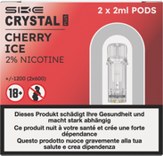 Crystal Plus Cherry Ice 2x2ML Pods