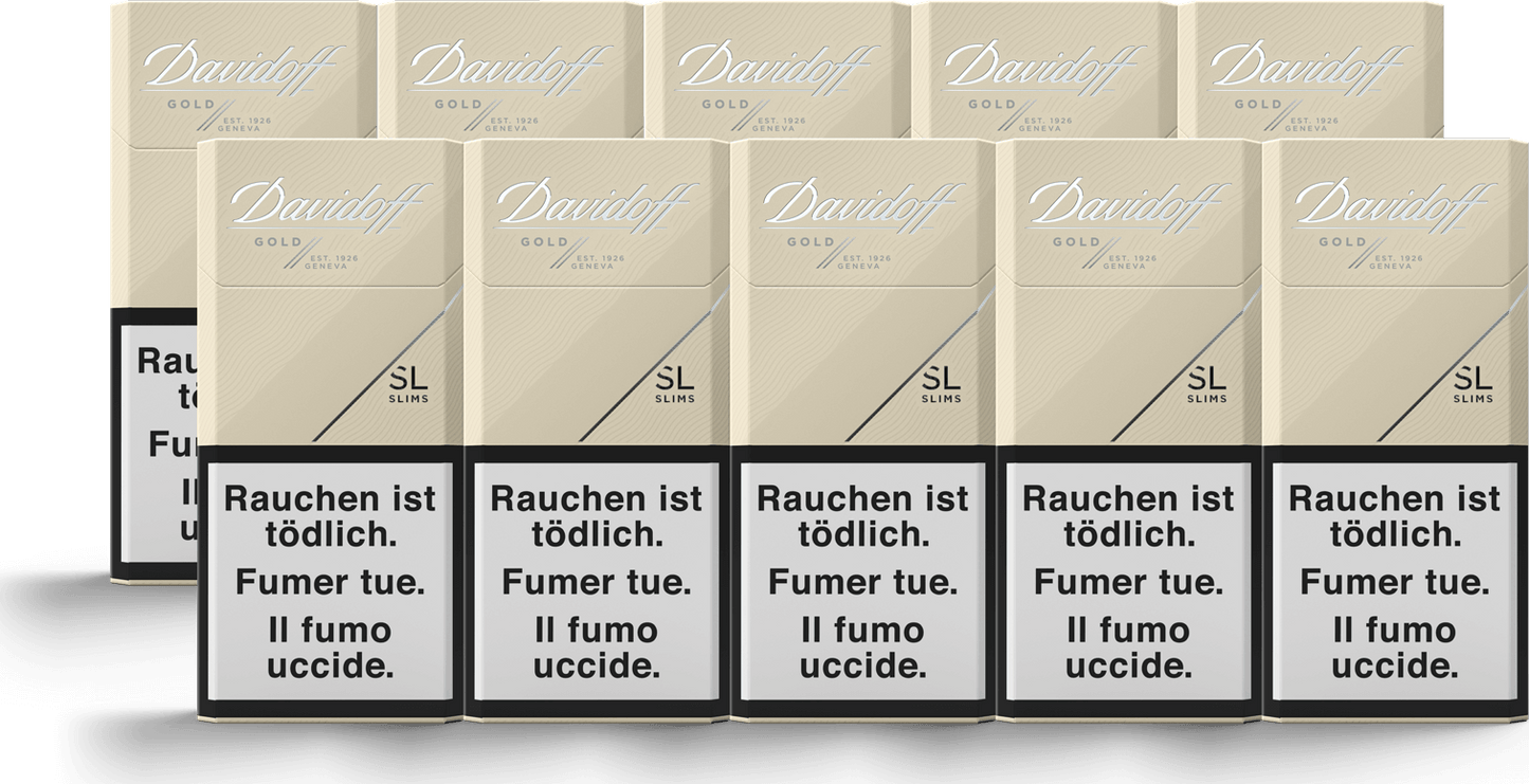 Davidoff Gold Slims Box