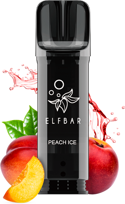 Elfbar Elfa Pro Peach Ice 2ml Pods 0mg