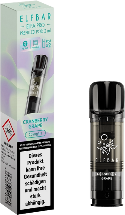 Elfbar Elfa Pro Pods Cranberry Grape