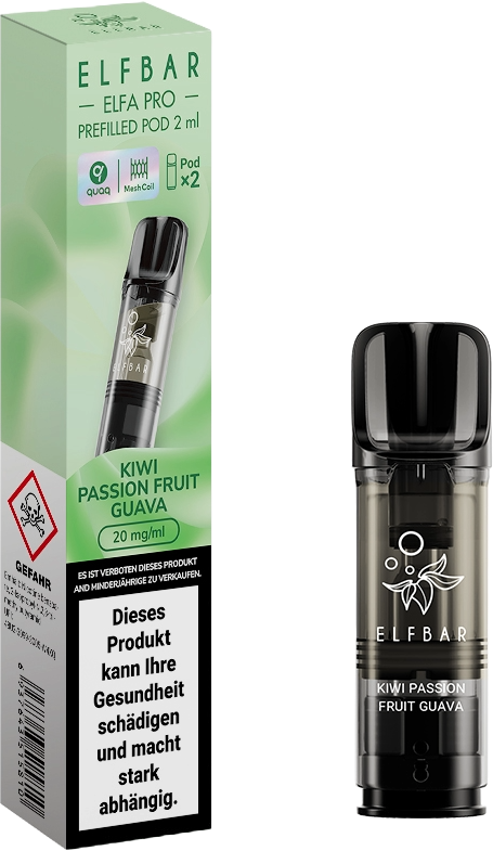 Elfbar Elfa Pro Pods Kiwi Passionfruit Guava