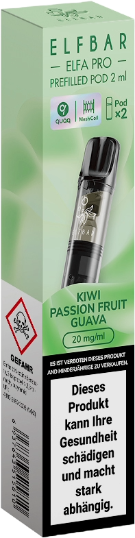 Elfbar Elfa Pro Pods Kiwi Passionfruit Guava