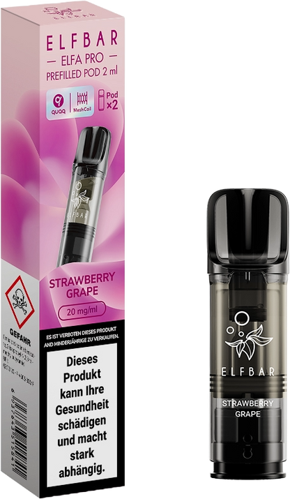 Elfbar Elfa Pro Pods Strawberry Grape
