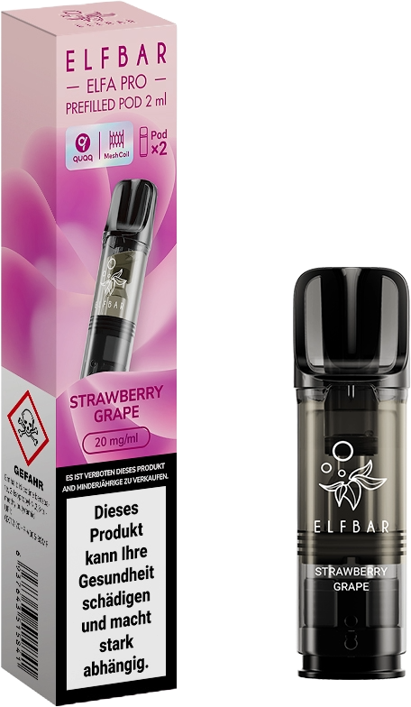 Elfbar Elfa Pro Pods Strawberry Grape