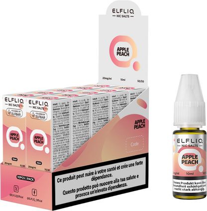 Elfbar Elfliq Apple Peach 20mg 10ml