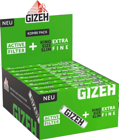 Gizeh Black King Size Slim + Active Filter