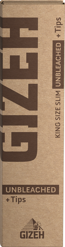 Gizeh Unbleached King Size Slim + Tips