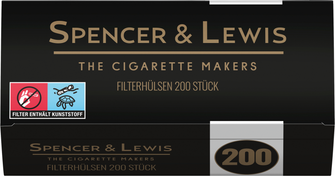 Spencer & Lewis Zigarettenhülsen 200 Stück