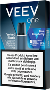 Veev One Velvet Black Starter Kit Blue Raspberry