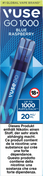 Vuse Go 1000 Blue Raspberry 20mg