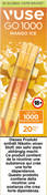 Vuse Go 1000 Mango Ice 20mg