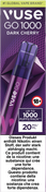 Vuse Go 1000 Pen Darkcherry 20mg