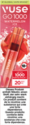 Vuse Go 1000 Watermelon Ice 20mg