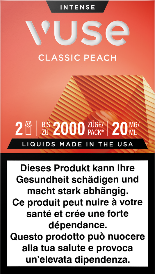 Vuse Pod Classic Peach 20mg 2pods