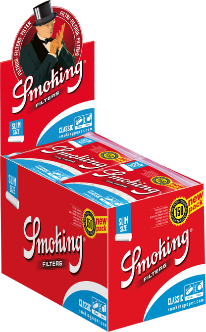 Filtres à cigarettes Smoking Slim Blue 150