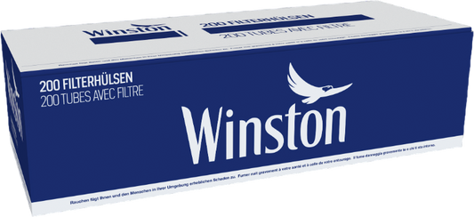 Zigarettenhülsen Winston Blue 200 Stück