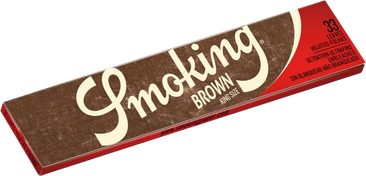 Cigarettes Paper Smoking King Size Slim Brown