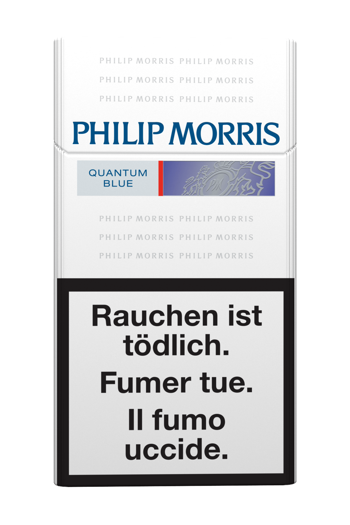 Philip Morris Quantum Blue 100'S Box